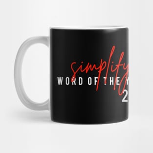 Simplify Word of The Year 2020 Mug
